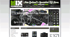 Desktop Screenshot of mixfoundation.co.nz